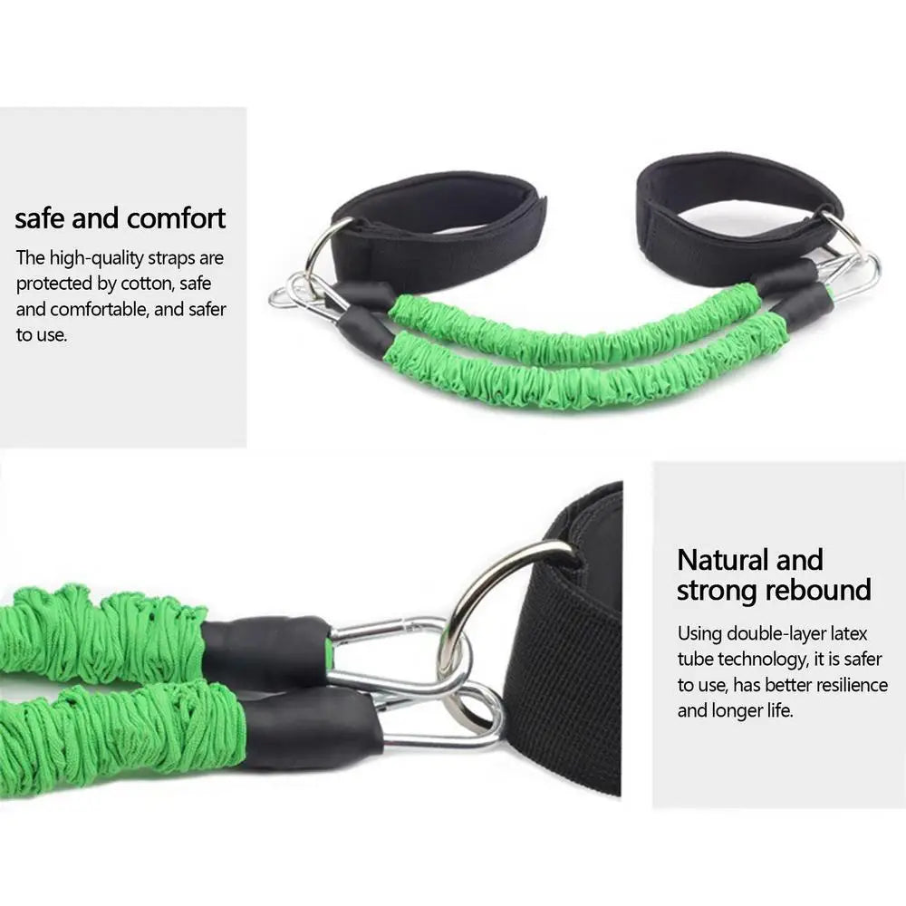 Resistance Bands Set – Thuis Workout met Handgrepen & Deuranker